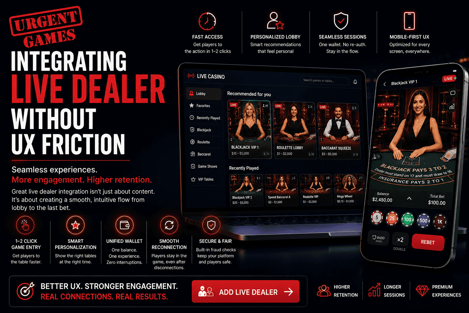 Live Dealer Integration: UX & Lobby Design Best Practices for iGaming