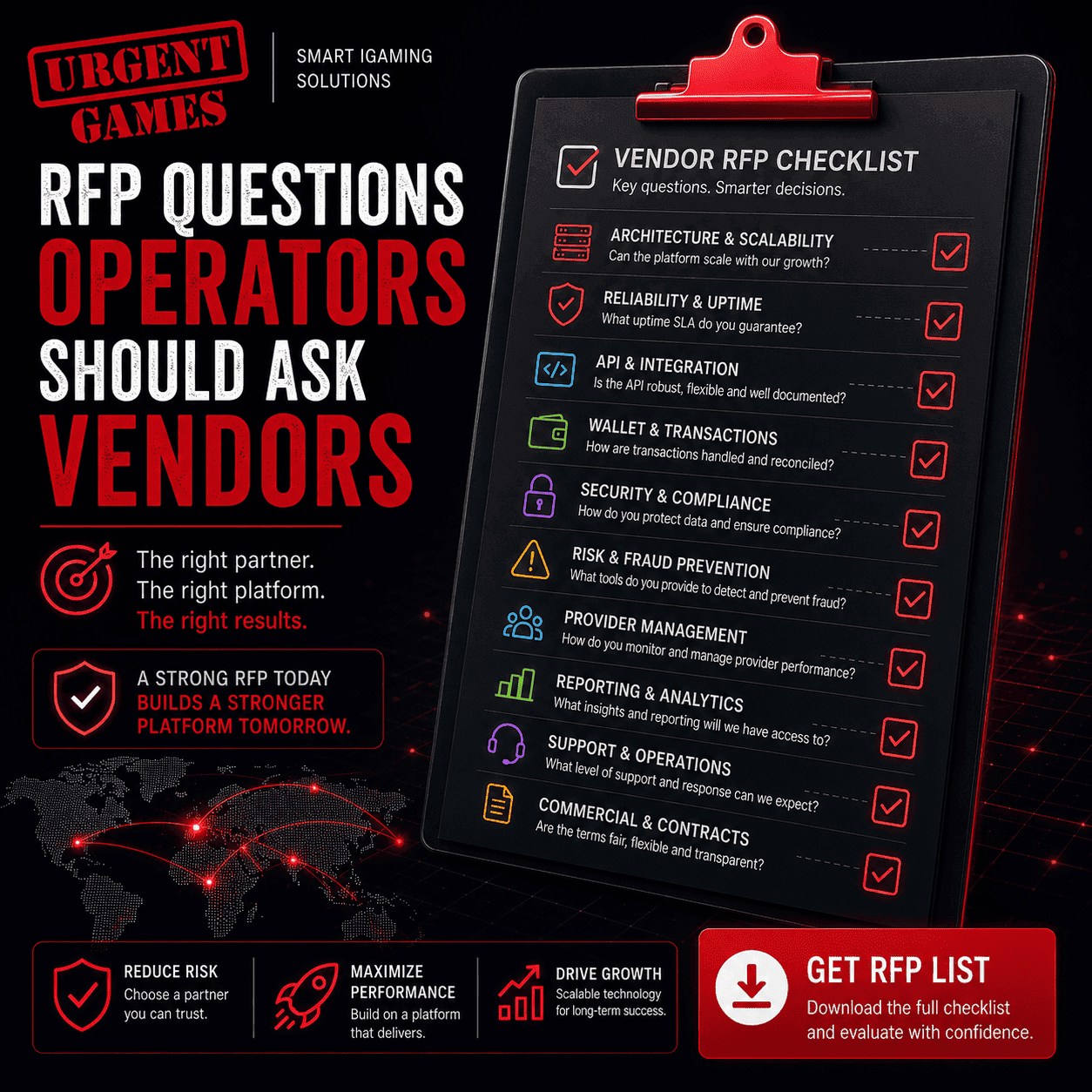 Casino API RFP: Vendor Questions for iGaming Operators