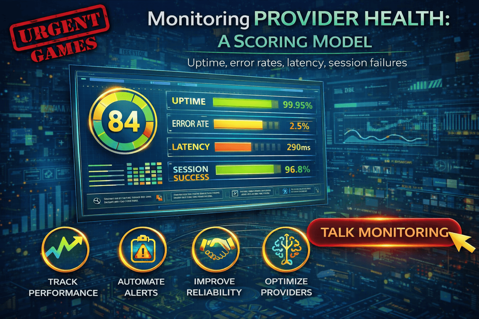Provider Health Monitoring: A Scoring Model for Gaming Platforms