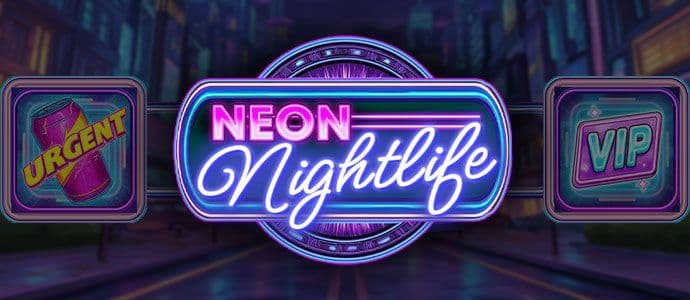 Νυχτερινή ζωή με νέον game artwork