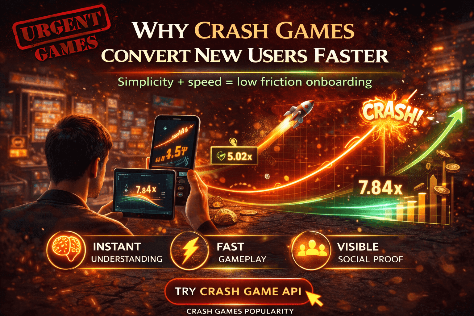 Crash Games Popularity: Why They Convert Faster