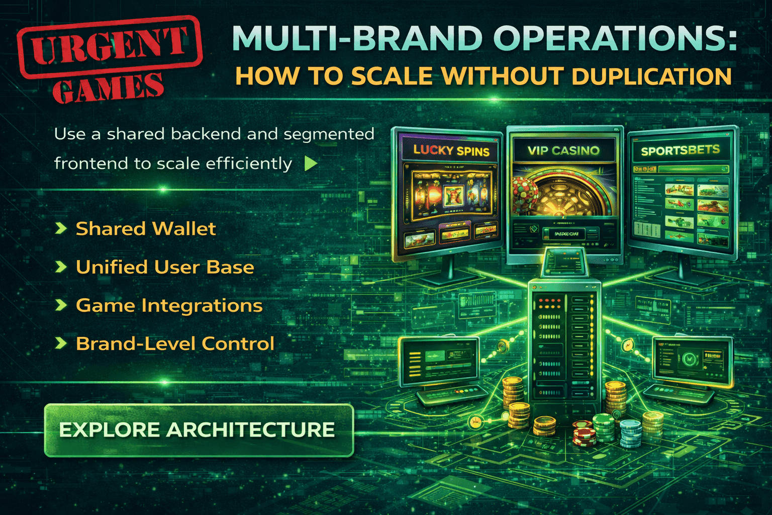 Multi Brand Casino Platform: Scale Without Duplication