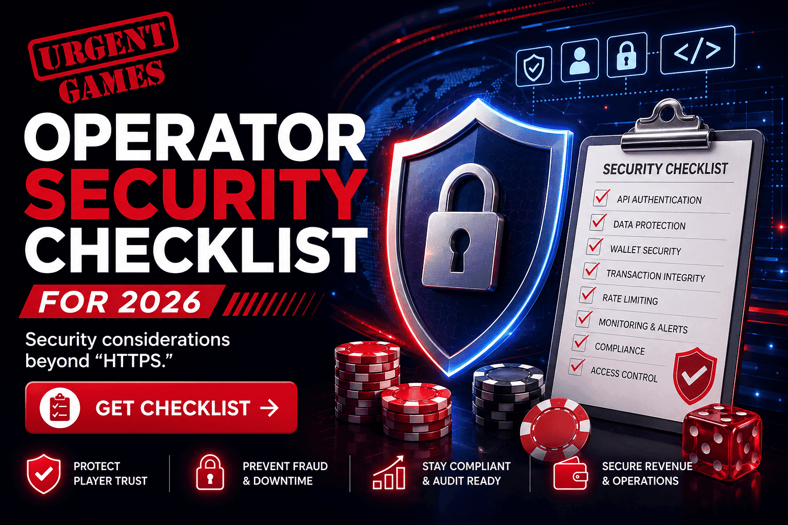 Operator Security Checklist for 2026 | Casino API Security Guide
